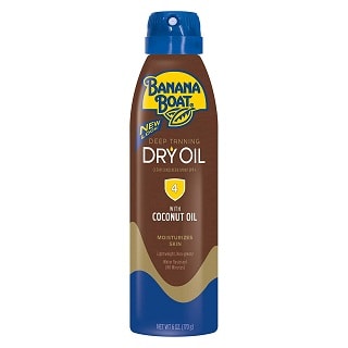 Banana Boat Tanning Spray and Dry oils
