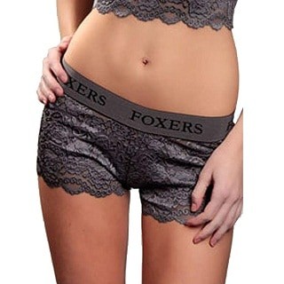 Foxers Women’s Sexy Lace Panties Boxer Briefs