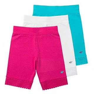 Lucky & Me 3 Pack Little Girls Bike Shorts