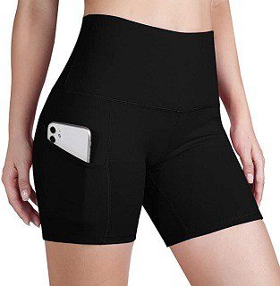 ODODOS High-Waist Yoga & Running Shorts