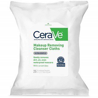 CeraVe Face & Eye Makeup Remover Wipes