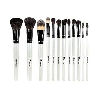 Morphe 706-12 Piece Black and White Travel Set