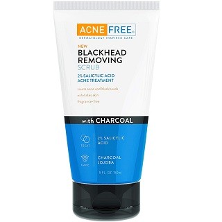 Acne Free Blackhead Removing Exfoliating Face Scrub