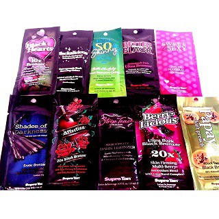 Supre Indoor Tanning Bronzer Lotion Packets Samples