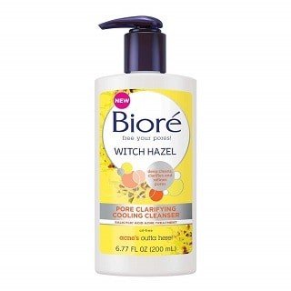 Bioré Witch Hazel Pore Clarifying Acne Face Wash