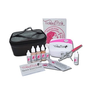 Tickled Pink Cosmetic Airbrush Makeup Kit