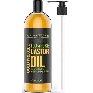 Aria Starr Castor Oil Cold Pressed for Hair Growth