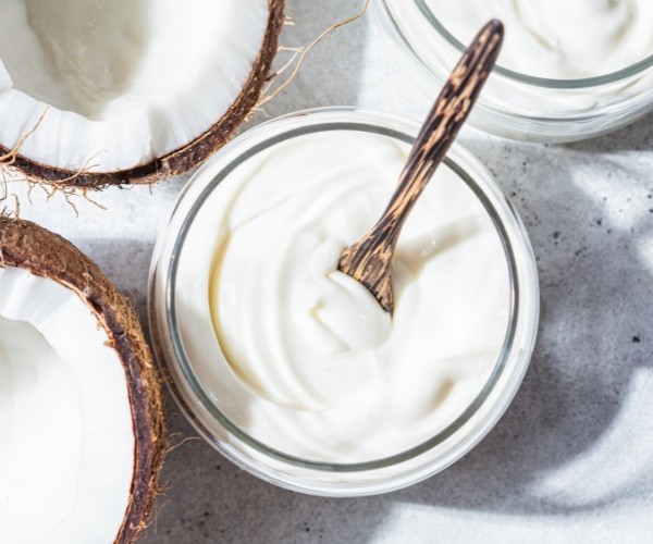 Natural Hair Relaxer Coconut Cream and Yogurt