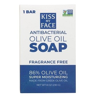 Kiss My Face Antibacterial Olive Oil Bar Soap