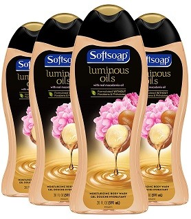 Softsoap Luminous Oils Moisturizing Body Wash Shower Gel