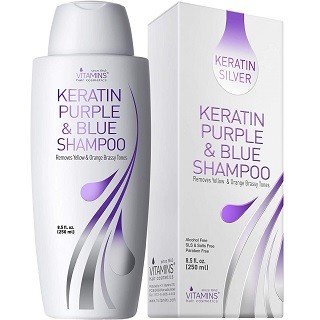VITAMINS hair cosmetics Keratin Purple Toning Shampoo
